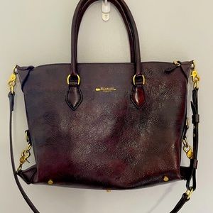 Wolf and Maiden Satchel Large Purse Genuine Leather Handbag